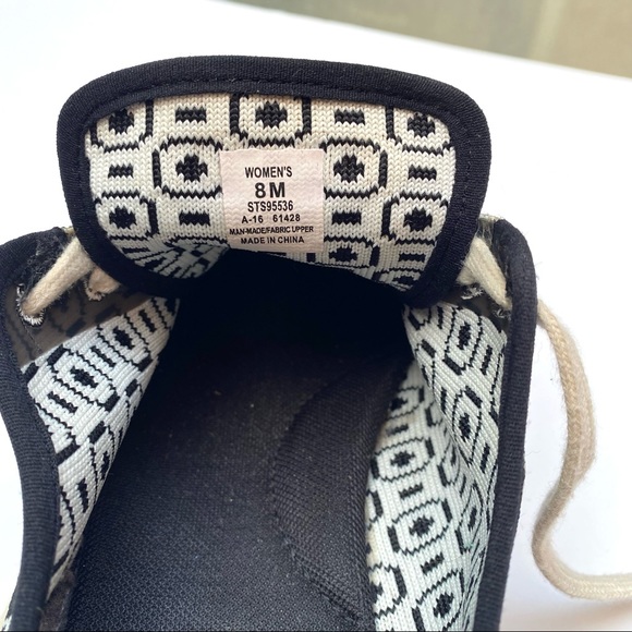 Paul Sperry Womens Lace Up Black & White Sneaker Size 8 - Picture 13 of 16